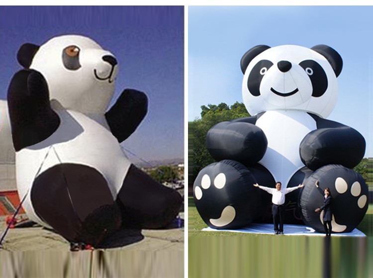 万宁熊猫卡通气模